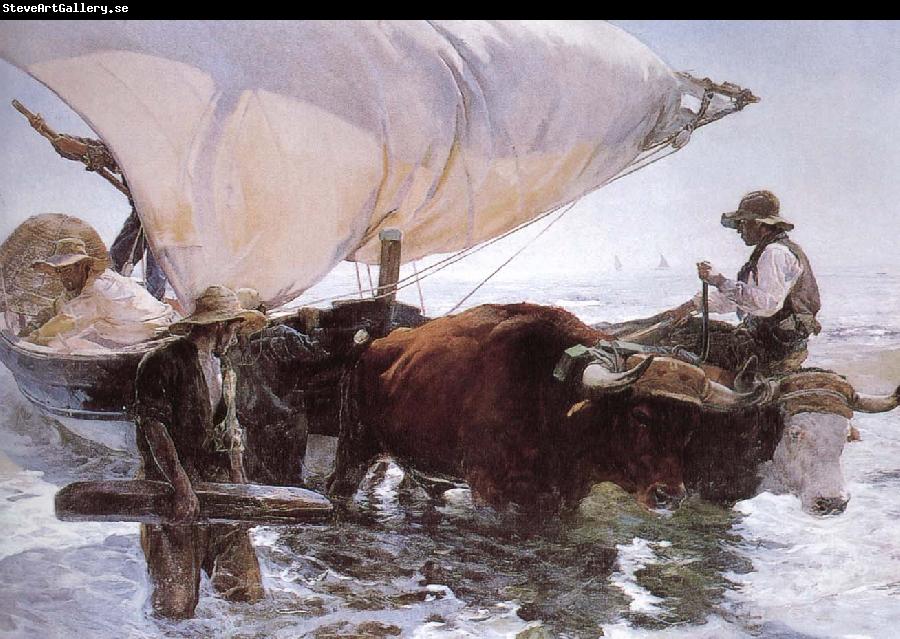 Joaquin Sorolla Return fishing